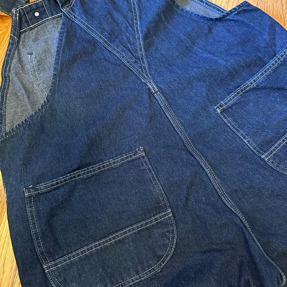 KEY Oversized Denim Overalls - Picture 5 of 8